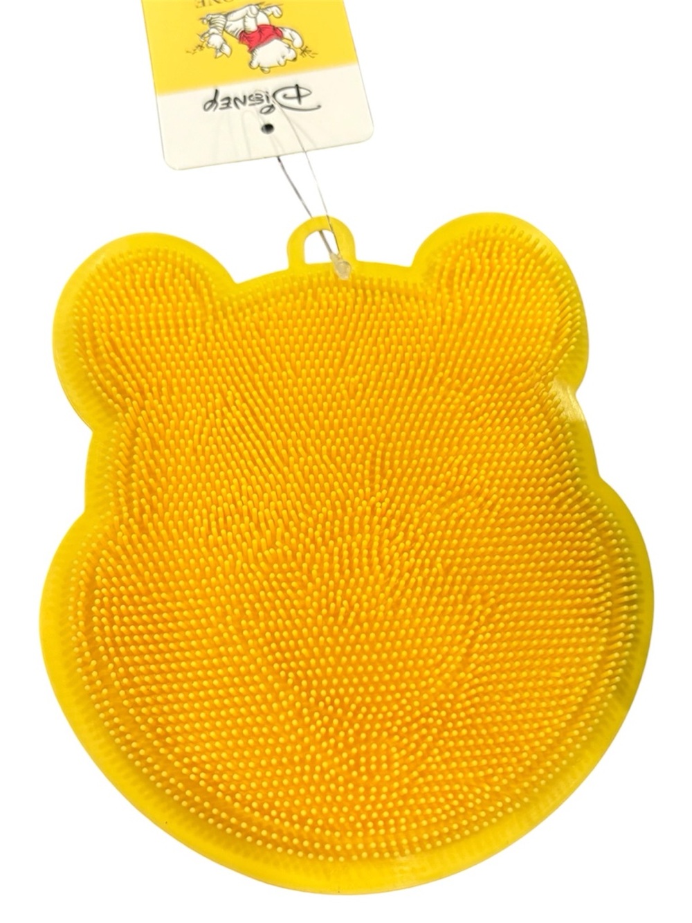 Winnie the Pooh Mint Bath Pouf + Yellow Silicone Scrubber - Picture 4 of 5